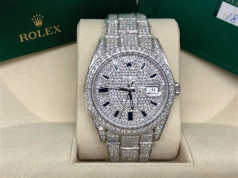 Rolex Datejust 126300 Diamond Monopoly Alec Custom.